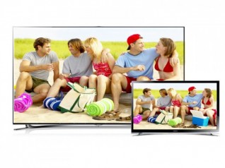 Samsung UE55F8005 + UE32F4005 hos Hages.se