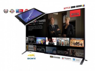 Sony KD-49X8505 + Xperia Z2 Tab hos Hages.se
