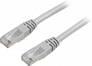 Deltaco UTP Cat5e patchkabel 1m, vit hos Hages.se