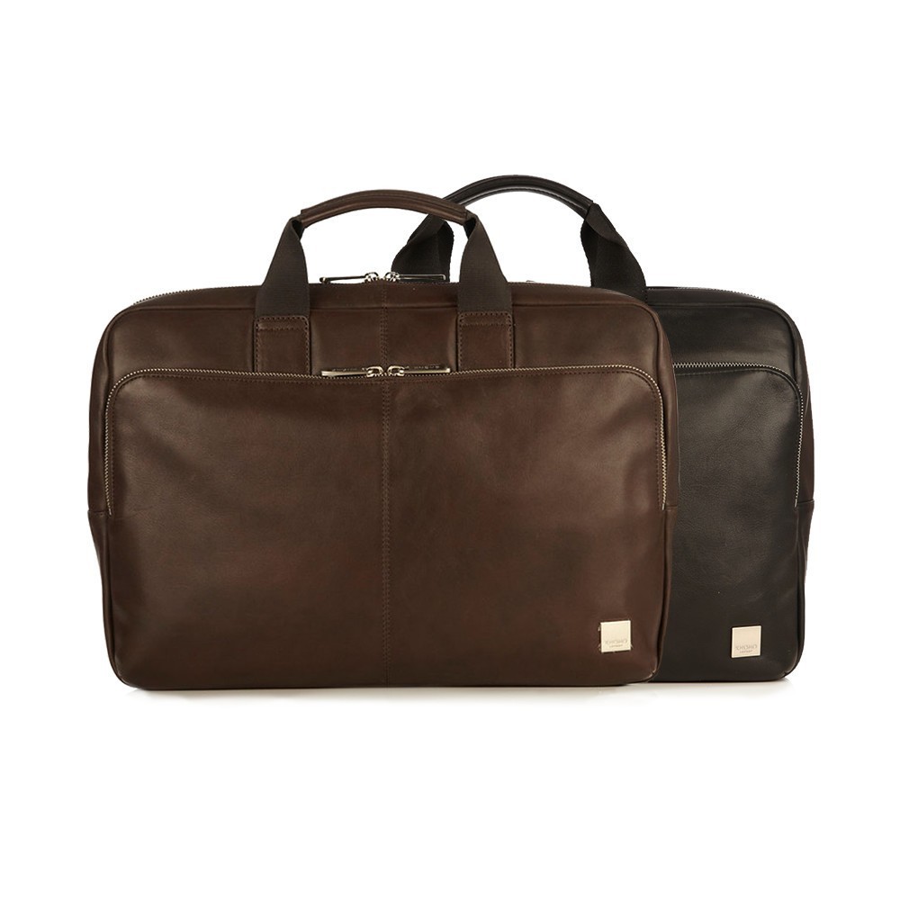 Knomo Newbury Single Zip Brief 15" hos Hages.se
